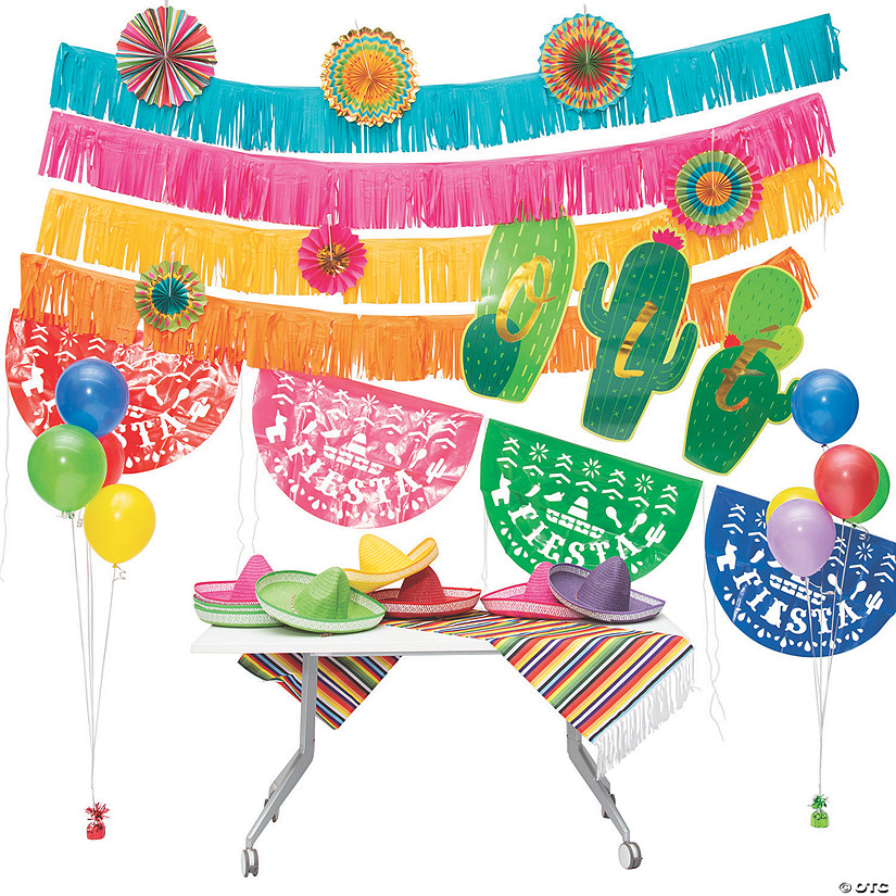 Fiesta Party Decorating Kit - 77 Pc. Image