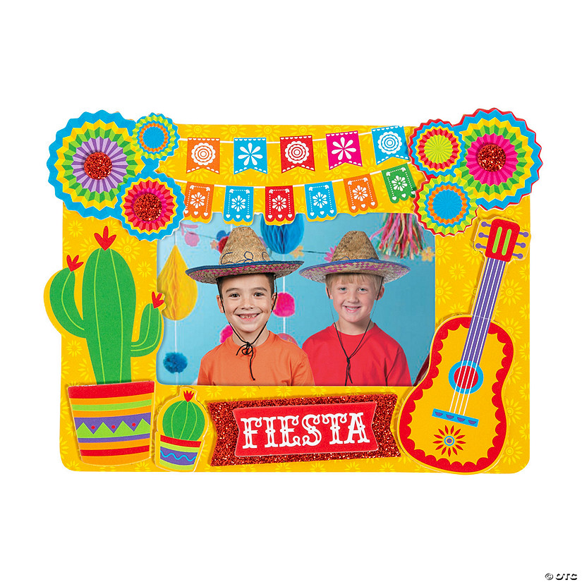 Fiesta Picture Frame Magnet Craft Kit - Makes 12 Image
