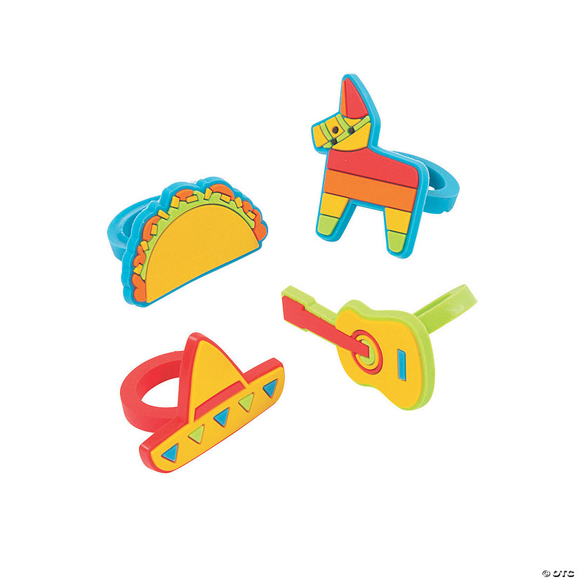 Fiesta Rings - 12 Pc. Image
