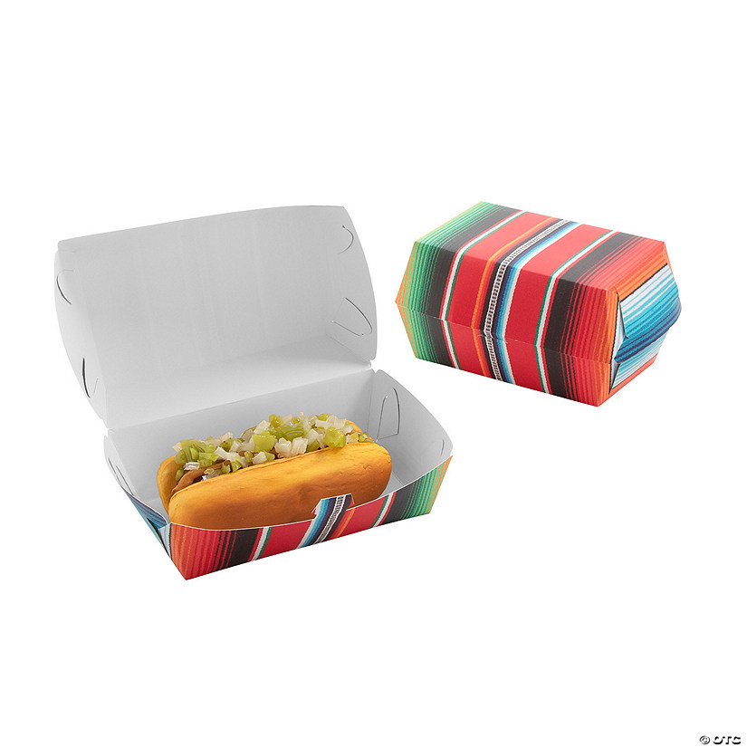 Fiesta Sarape Takeout Boxes - 12 Pc. Image