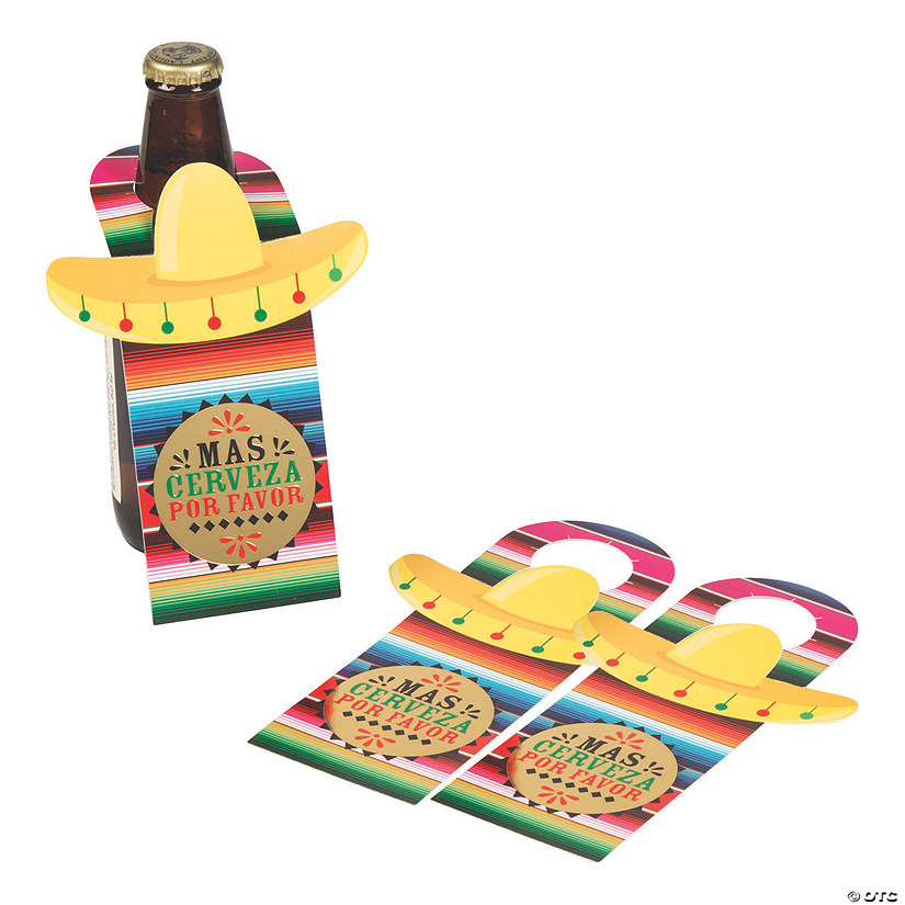 Fiesta Serape Bottle Tags - 12 Pc. Image