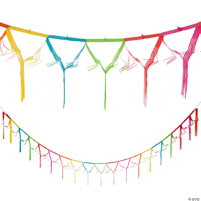 Fiesta Tissue Paper Fringe Garland Oriental Trading