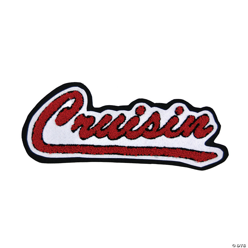Fifties Cruisin Chenille Patch Image