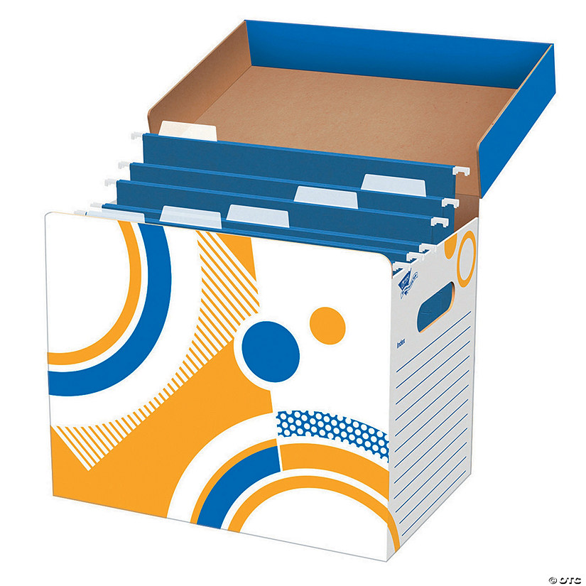 File Folder Box File 'n Save System®, Pack of 4 Oriental Trading