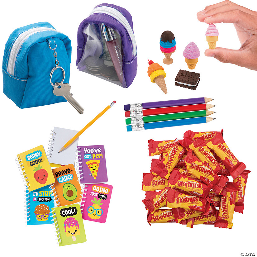 Filled Mini Backpack Handout Kit for 12 Image
