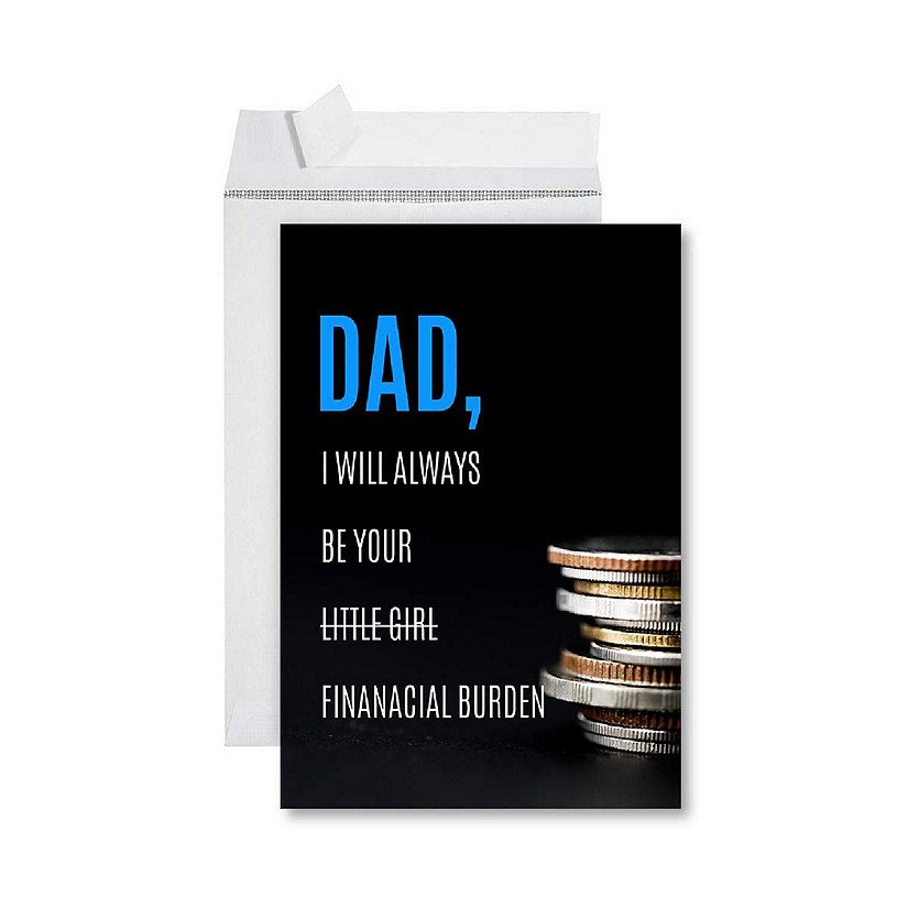 Financial Burden Jumbo Card 8.5x11IN Image