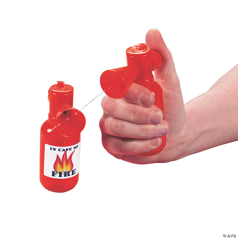 Fire Extinguisher Squirt Guns - 12 Pc. Image