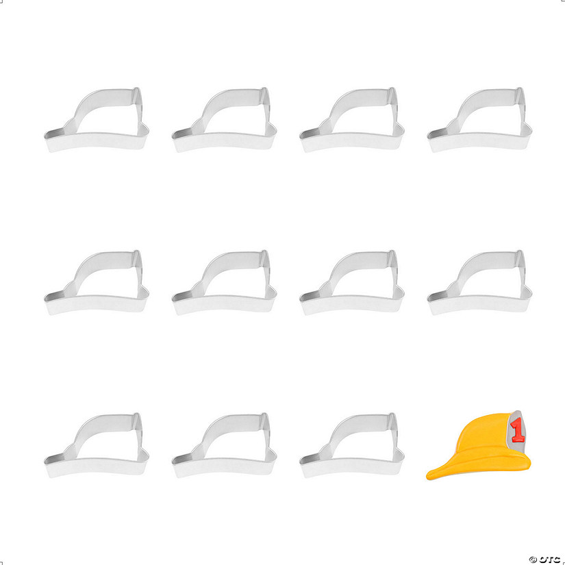 Fire Helmet 3" Cookie Cutters Image
