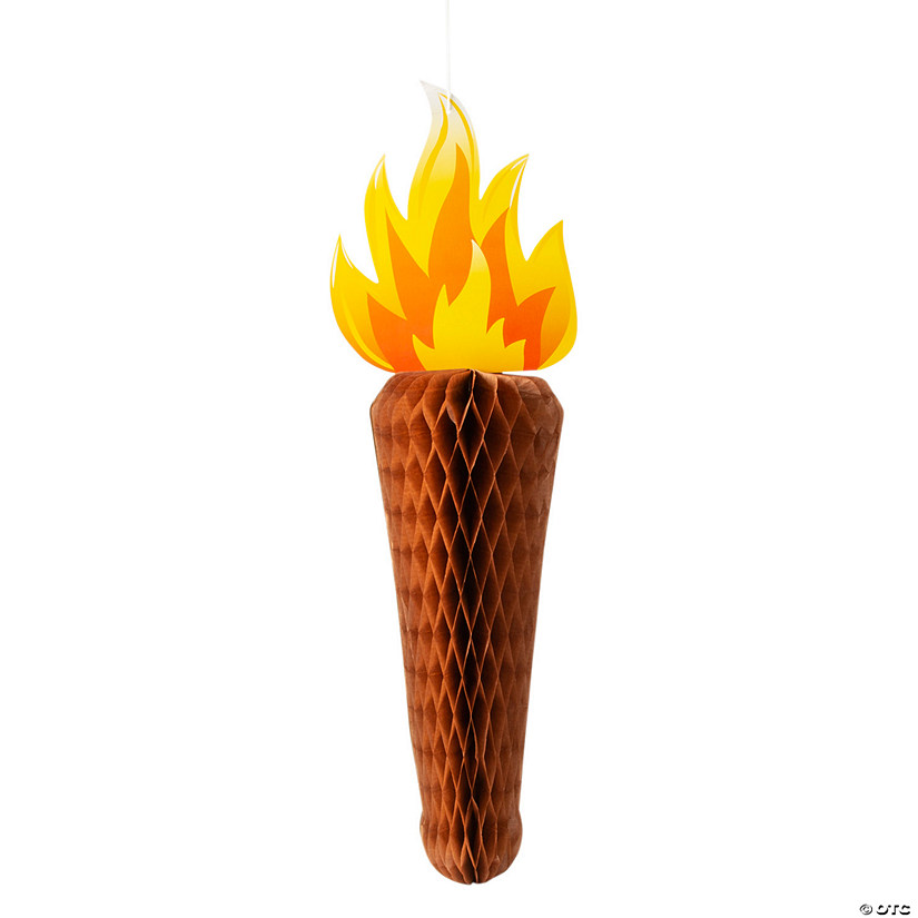 Fire Torch Hanging Honeycombs - 3 Pc. Image