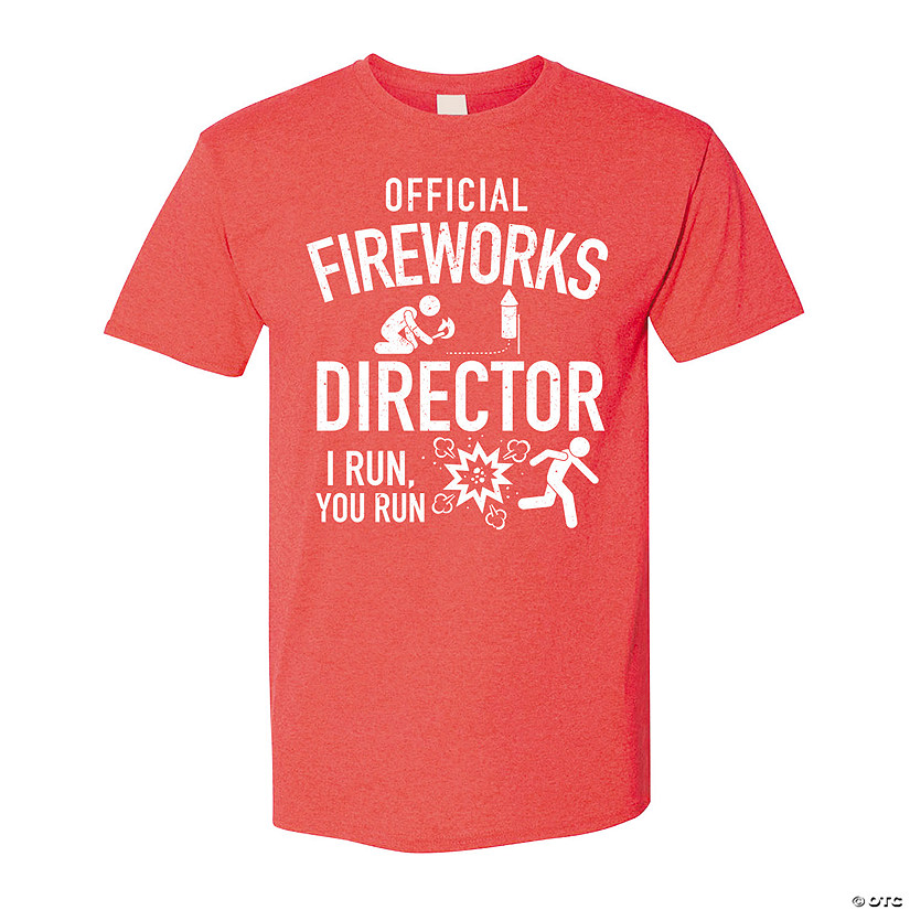 Fireworks Director Adult&#8217;s T-Shirt Image