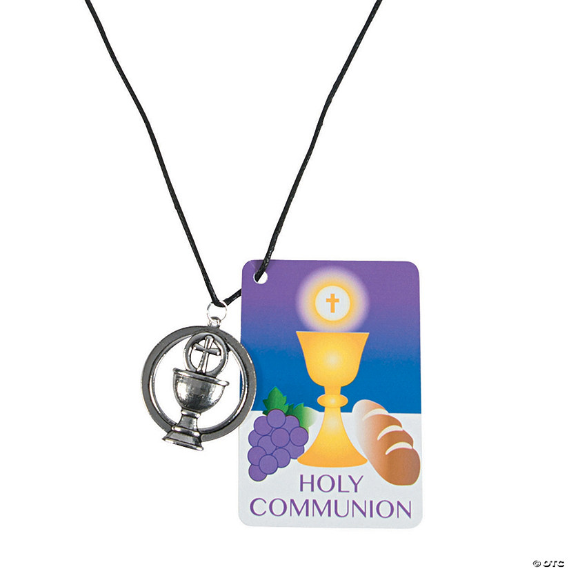 First Communion Necklaces with Card Discontinued