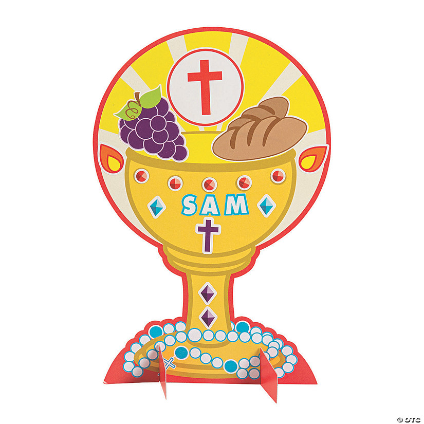 First Communion Stand-Up Sticker Scenes - 12 Pc. Image