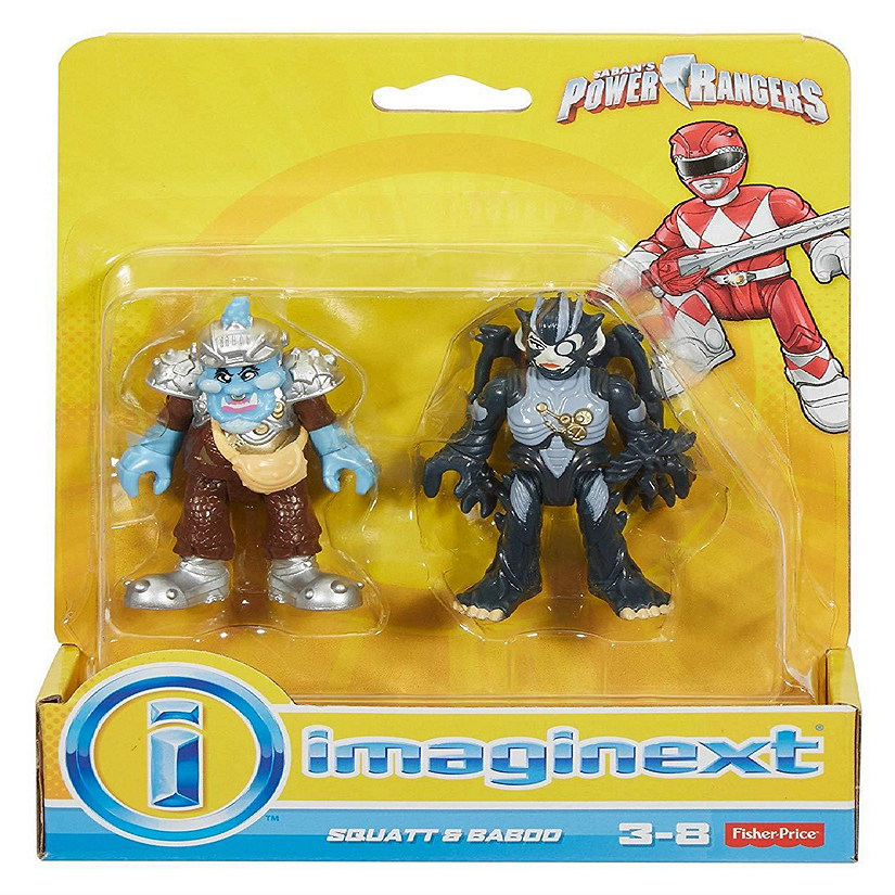 Fisher-Price Imaginext Squat & Baboo Power Rangers Figure Set DRV05 Image