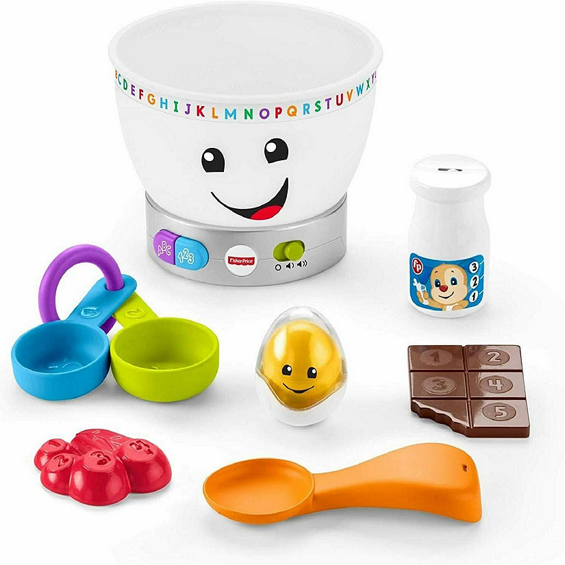Fisher-Price Laugh & Learn Magic Color Mixing Bowl, Musical Baby Toy Image