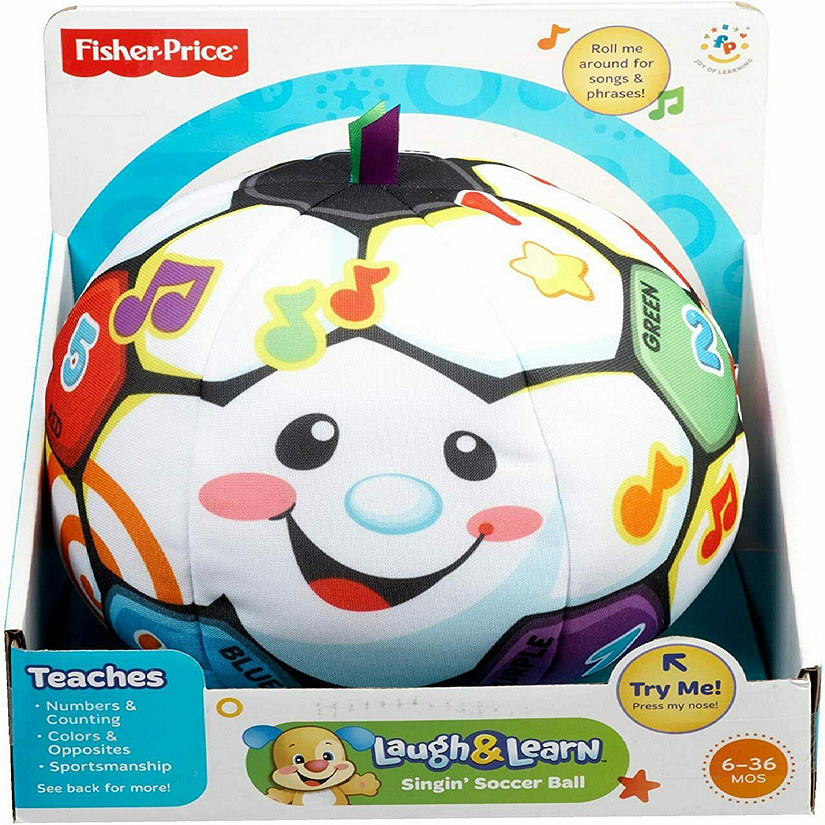 Fisher-Price Laugh & Learn Singin Soccer Ball Image