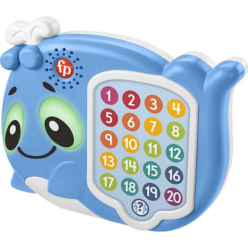 Fisher-Price Linkimals 1-20 Count & Quiz Whale, Interactive Musical  Learning Toy