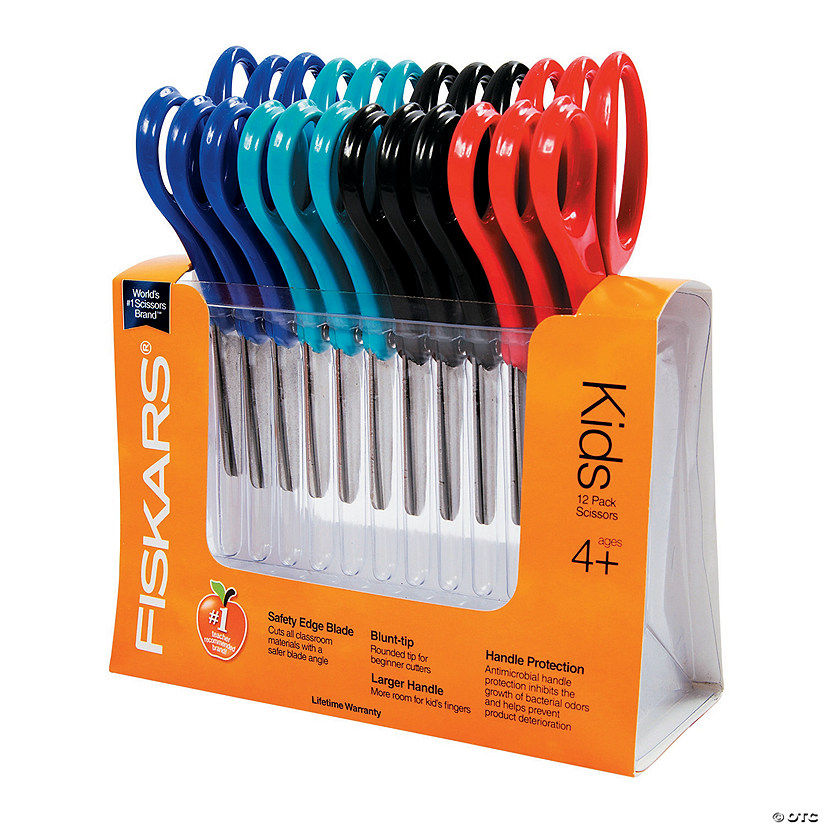 Fiskars<sup>&amp;#174;</sup> Blunt-Tip Scissors Classpack - 12 Pc. Image