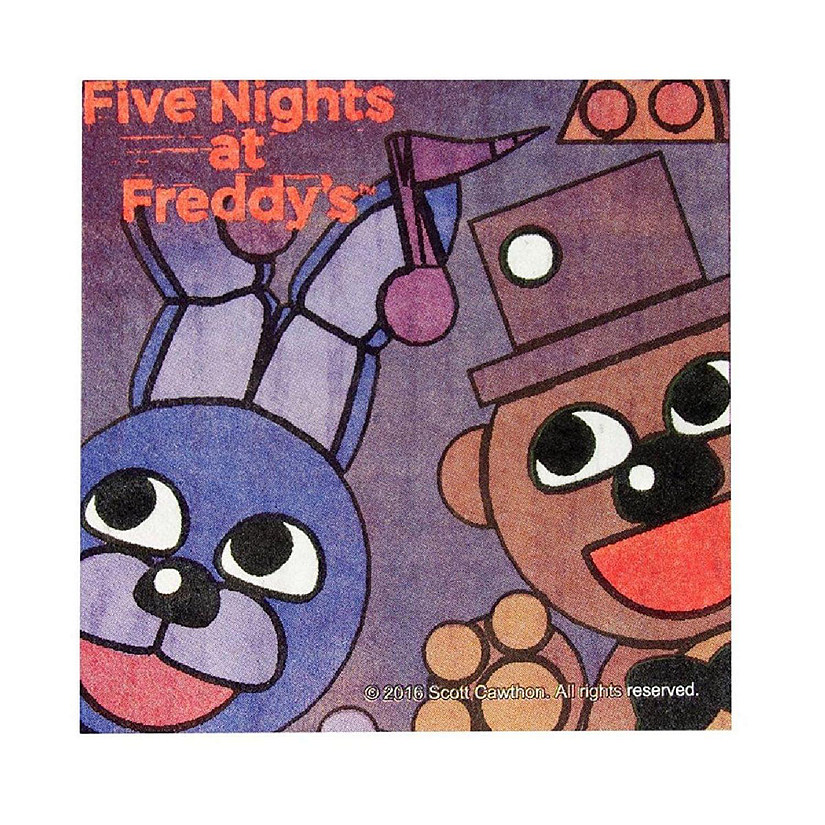 Five Nights at Freddy's 16 Count 10" Square Beverage Napkins Image