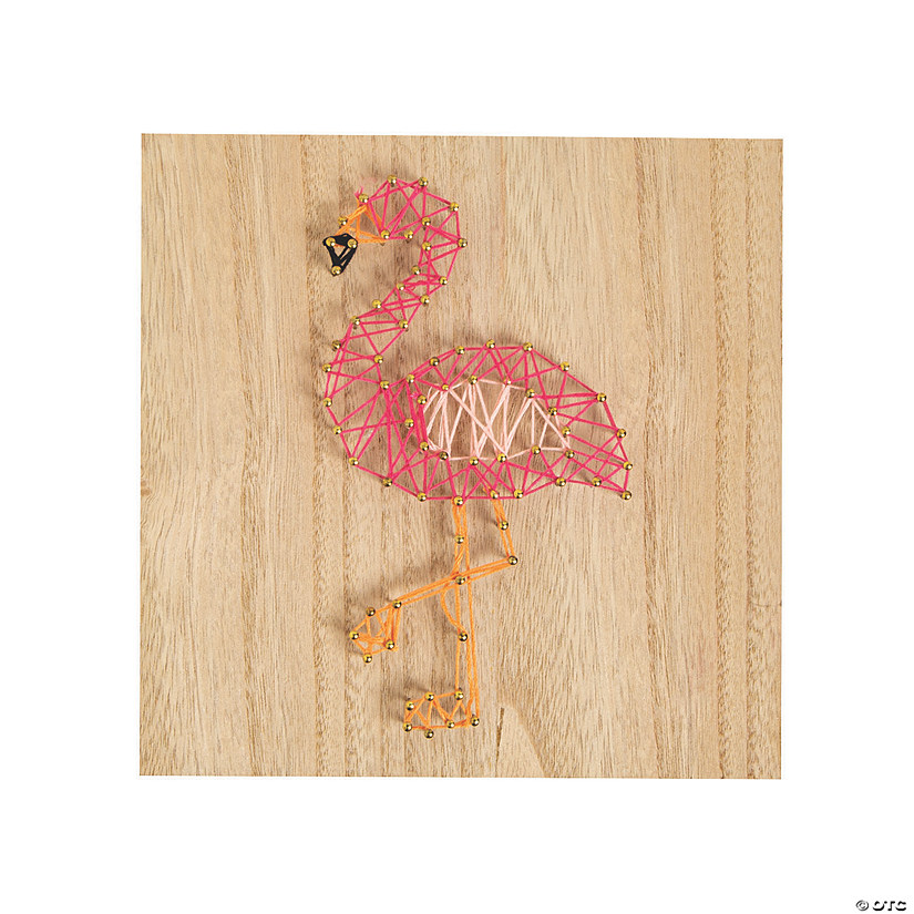 Flamingo String Art Craft Image