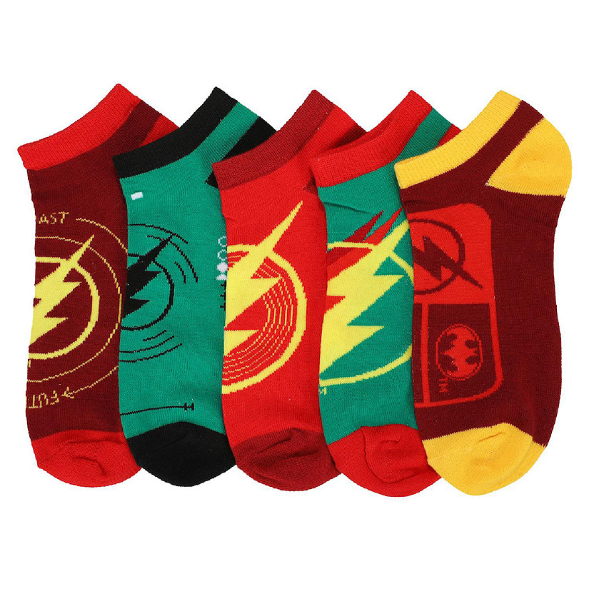 Flash Movie Logo 5-Pack Women's Ankle Socks Image