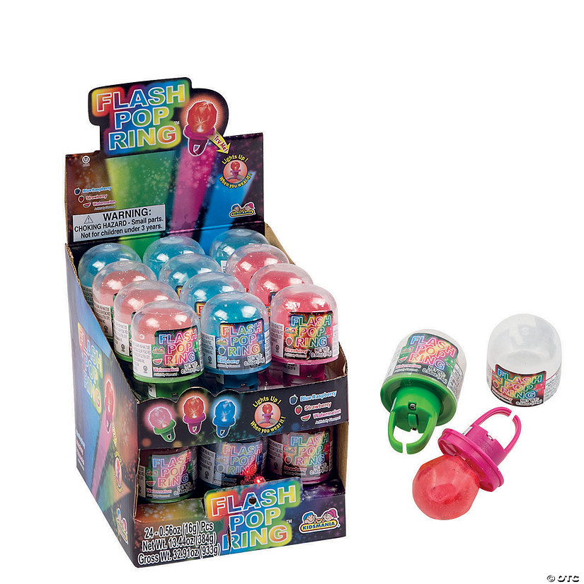 Flash Ring Pops<sup>&#8482; </sup>- 24 Pc. Image