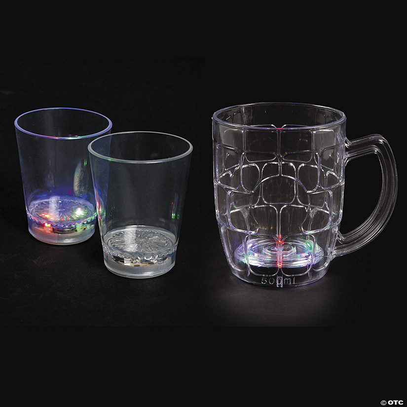 Flashing Beer Mug & Shot Glasses Kit for 6 Image