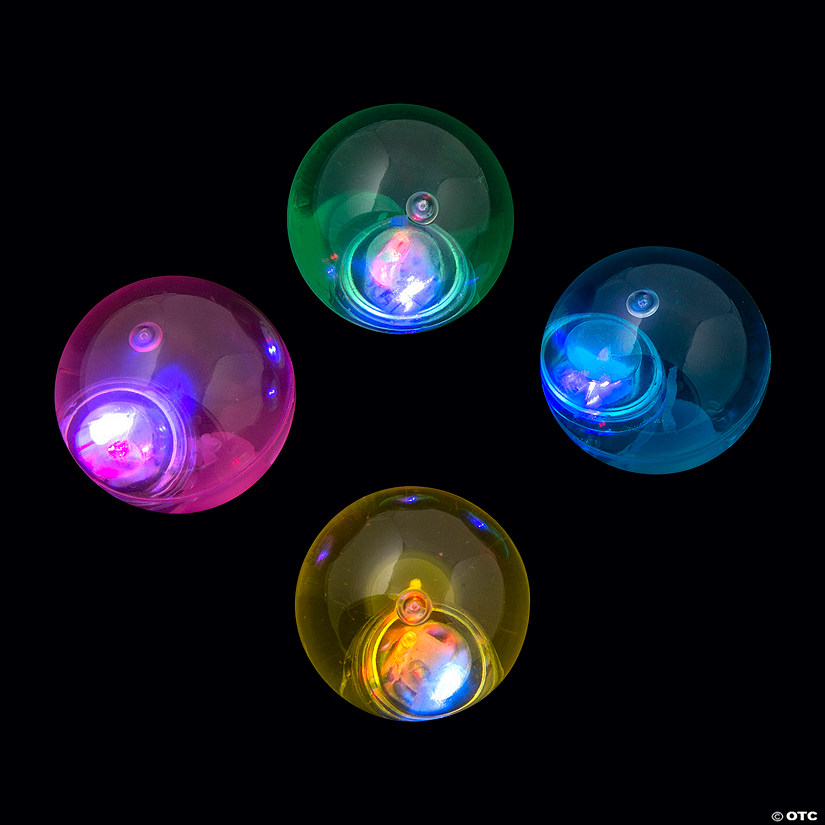 Flashing Bouncy Ball Assortment - 12 Pc. Image