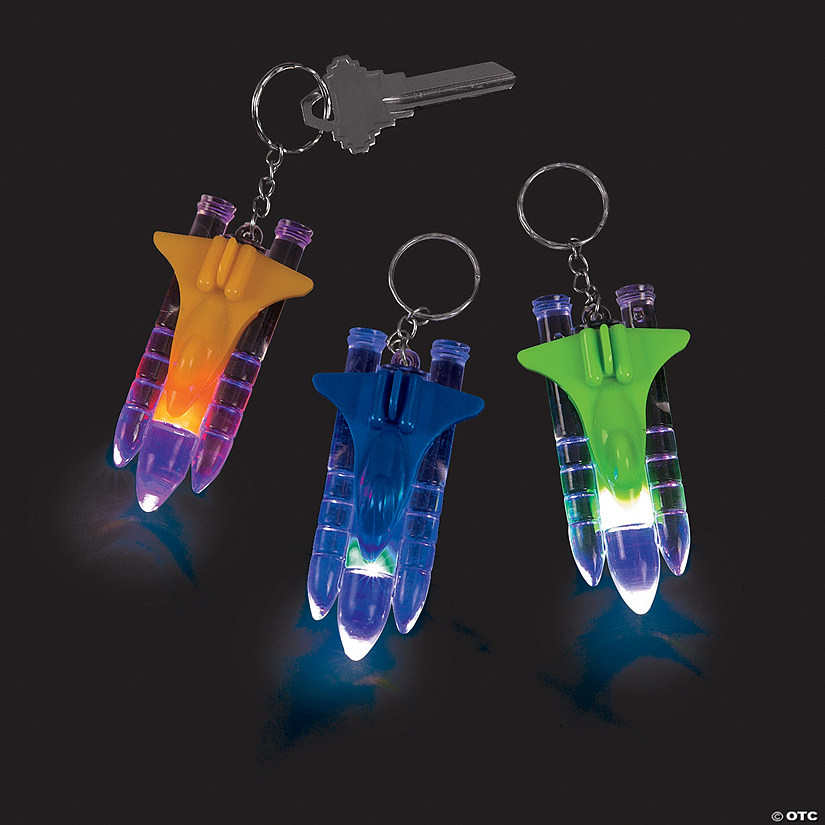 Flashing Rocket Keychains Less Than Perfect Discontinued