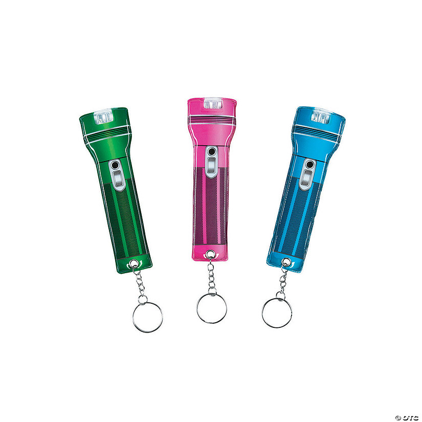Flat Flashlight Keychains Oriental Trading