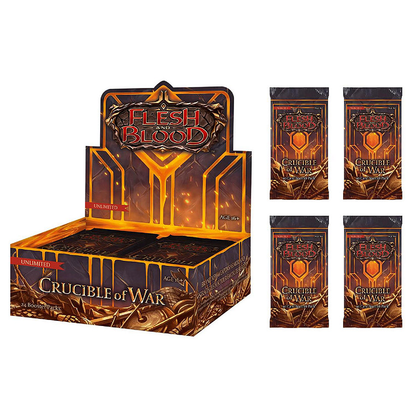 Flesh and Blood TCG: Crucible of War Unlimited Booster Box  24 Packs Image