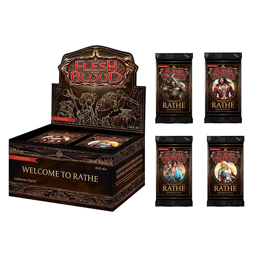 Flesh and Blood TCG: Welcome To Rathe Unlimited Booster Box  24 Packs Image