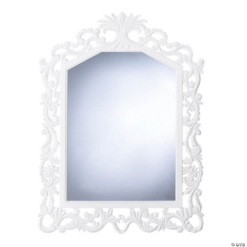 Fleur-De-Lis Wall Mirror 17.5X0.5X23.5" Image