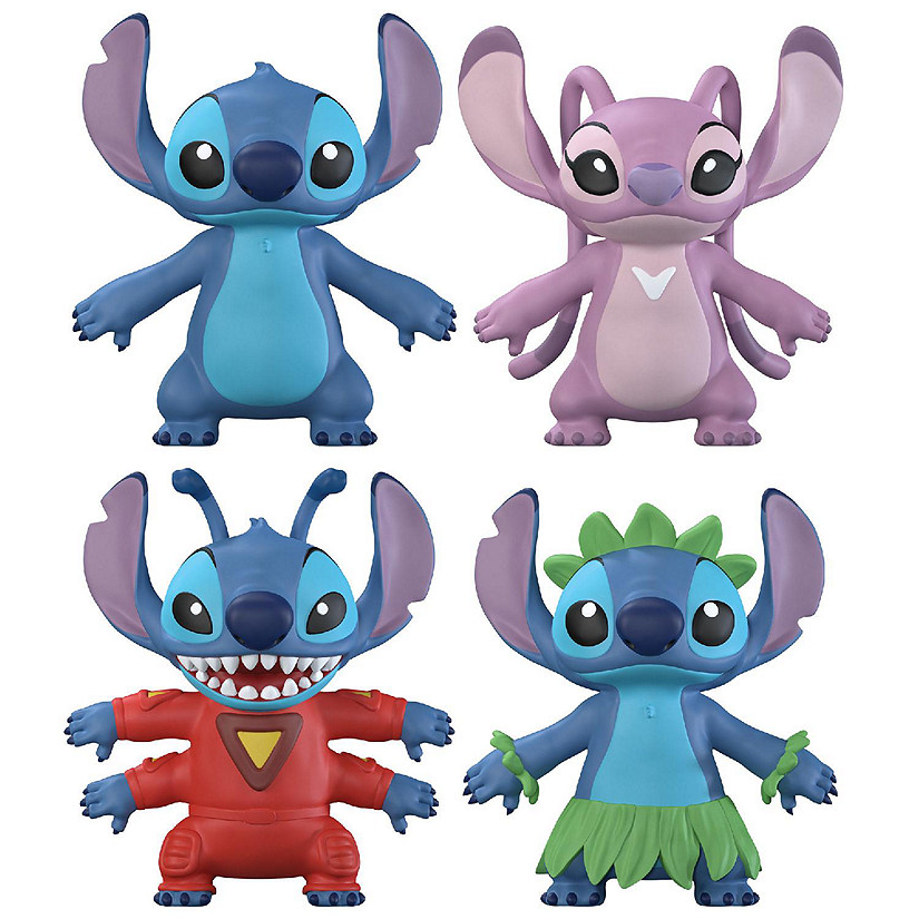 Flexfigs: Lilo &amp; Stictch - 4 Character Pack - 3+ Image