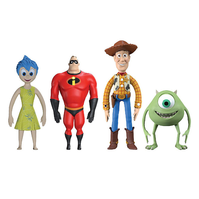 FleXfigs: Pixar - 4 Character Pack - Articulated Action Figures, Ages 3+ Image