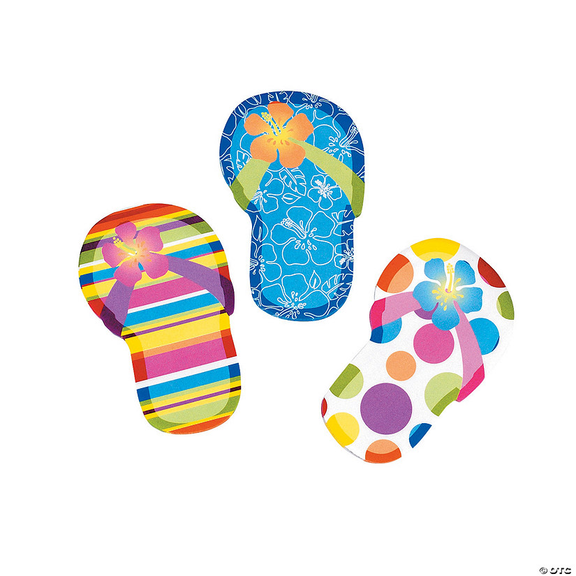 Flip Flop Sticky Notes - 12 Pc. Image