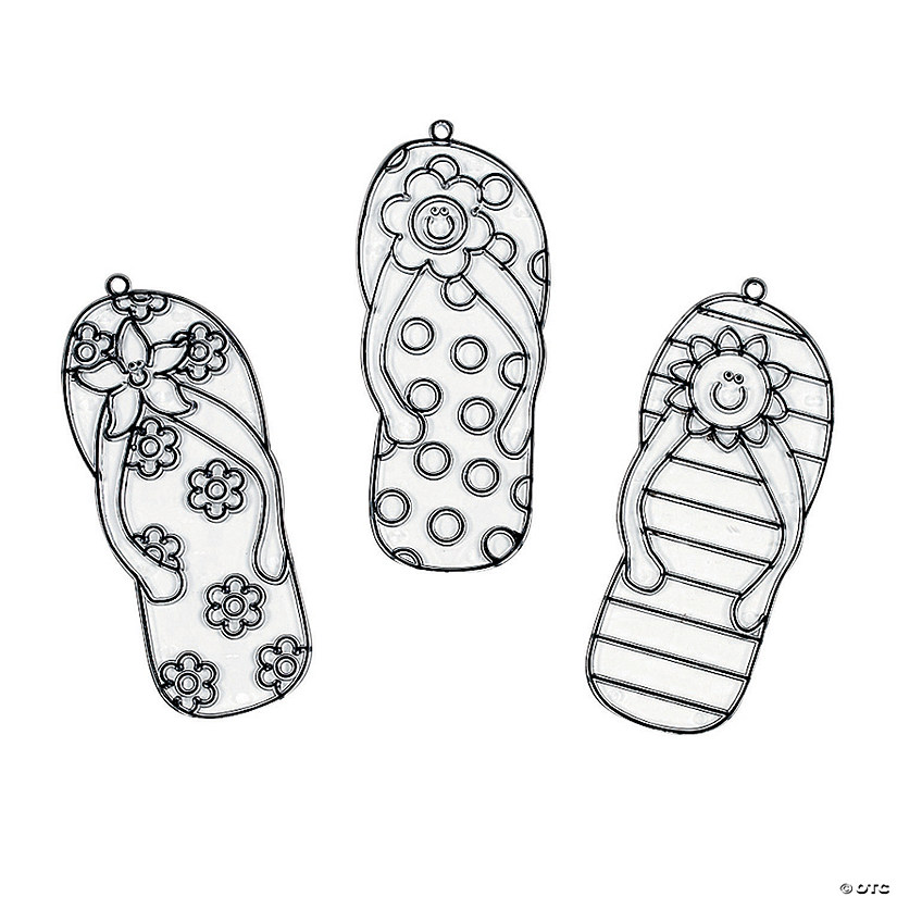 Flip Flop Suncatchers - 12 Pc. Image