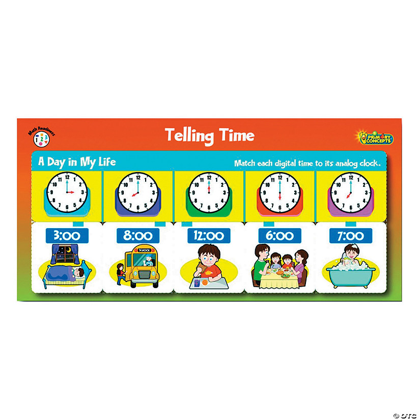 FlipChex - Telling Time - 25 Pc. Image