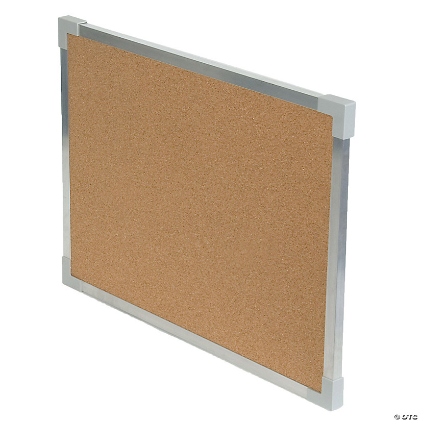 Flipside Aluminum Framed Cork Board, 18" x 24" Image