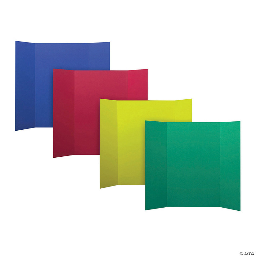 Flipside Corrugated Project Boards - Assorted Primary Colors, Qty 24 Image
