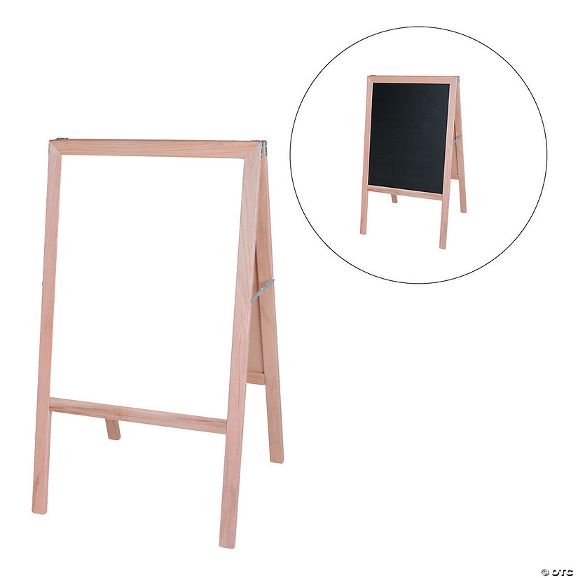 Flipside DryErase/Chalkboard Easel, 42" x 24" Oriental Trading