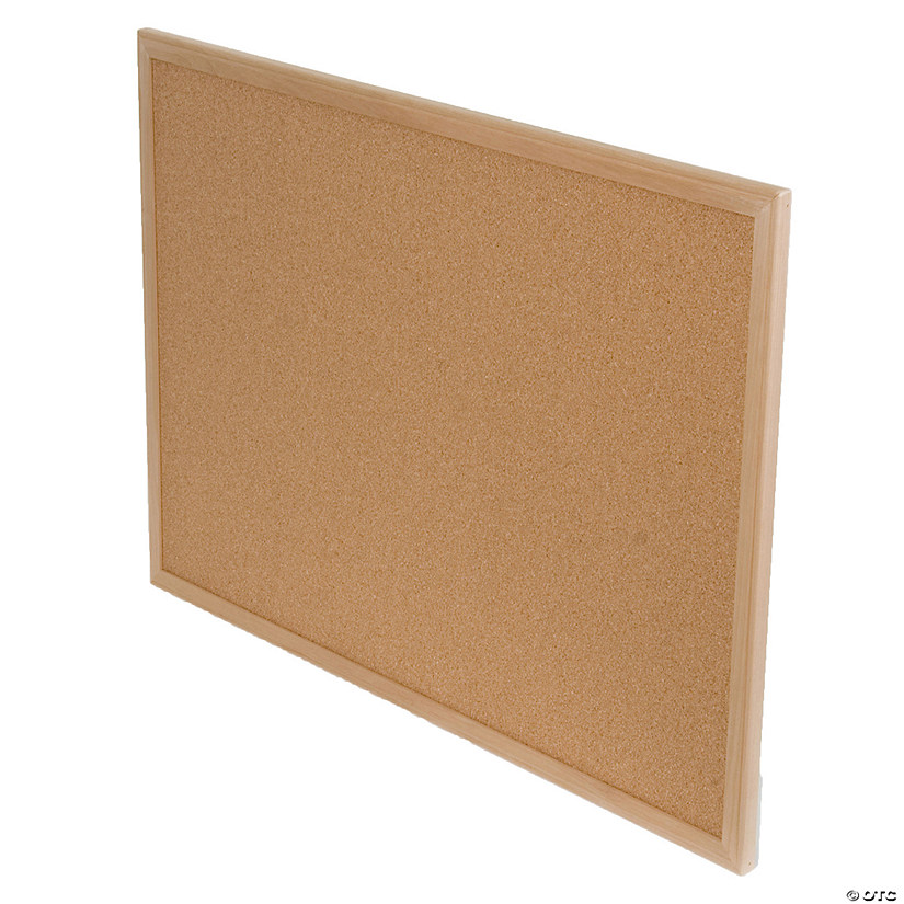 Flipside Wood Framed Cork Board, 24" x 36" Image