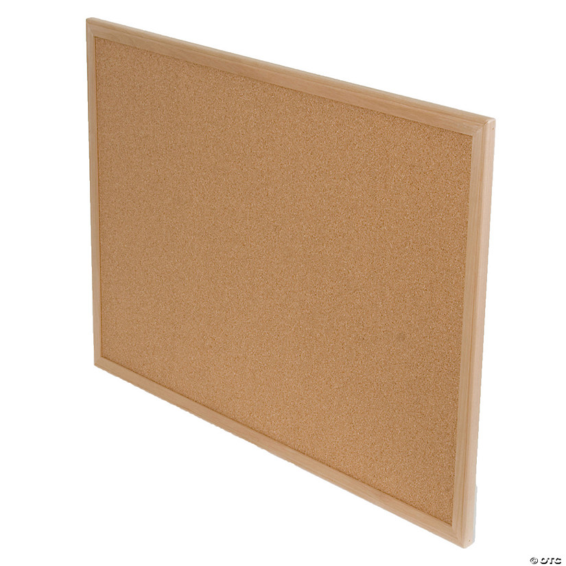 Flipside Wood Framed Cork Board, 24" x 36" Oriental Trading