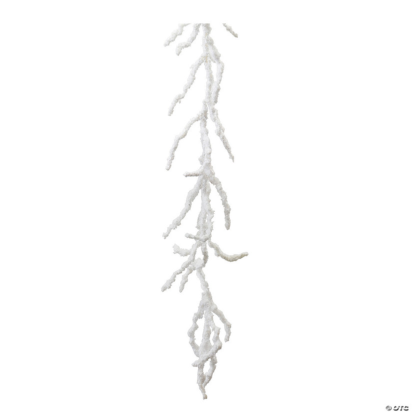 Flocked Twig Garland (Set Of 2) 5'L Plastic Image