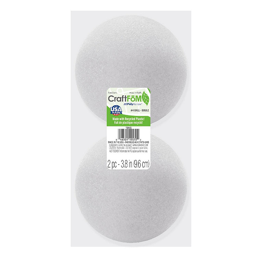 FloraCraft CraftFoM Ball 2/Pkg-3.8" Image