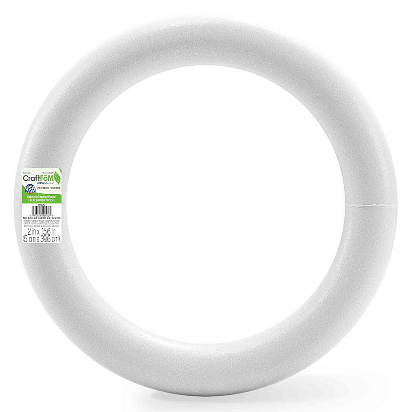 FloraCraft CraftFoM Extruded Wreath Bulk Pack-15.6"X2" Image