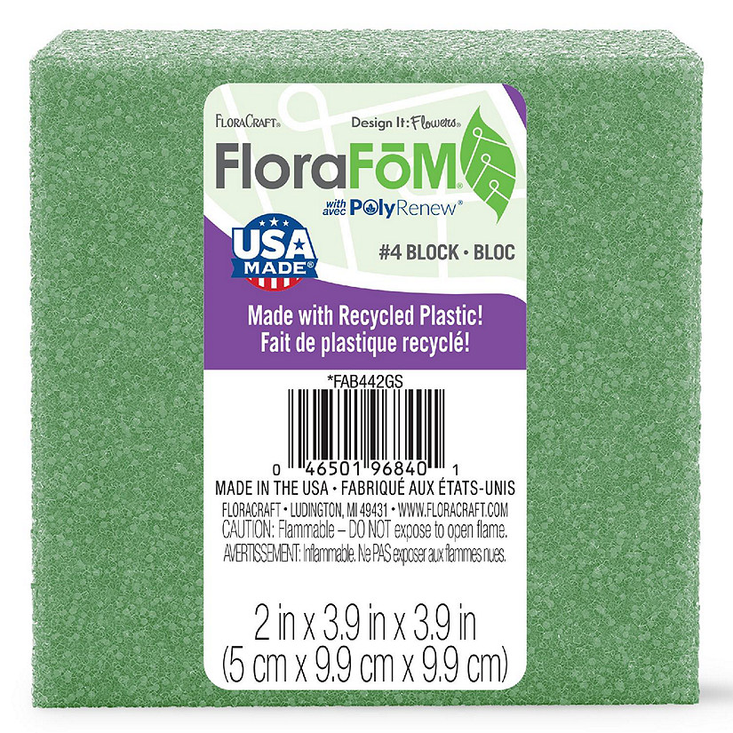 FloraCraft FloraFoM Block-2"X3.9"X3.9" Image