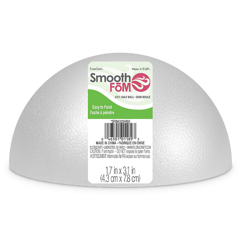 FloraCraft SmoothFoM Half Ball-1.7"X3.1" Image