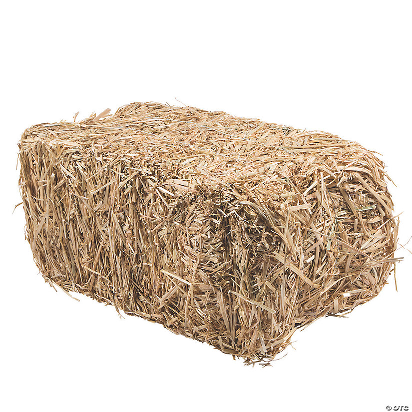 FloraCraft<sup>&#174;</sup> Decorative Straw Hay Bale - 24" Image
