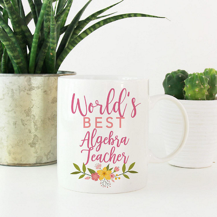 Floral Best Algebra Ceramic Mug Image