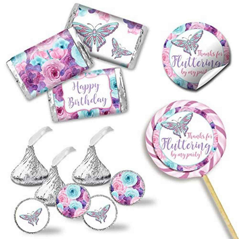 Floral Butterfly Sticker Bundle 429pc. by AmandaCreation Image